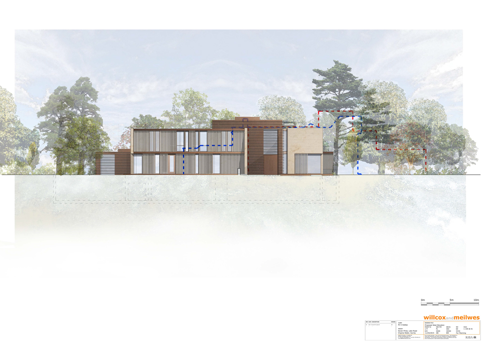 Gregories Road West Elevation